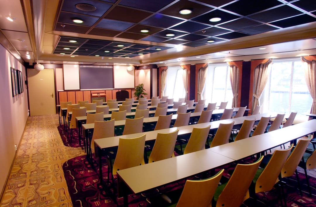 Hurtigruten Cruise Lines Ms Finnmarken Interior Lecture Room