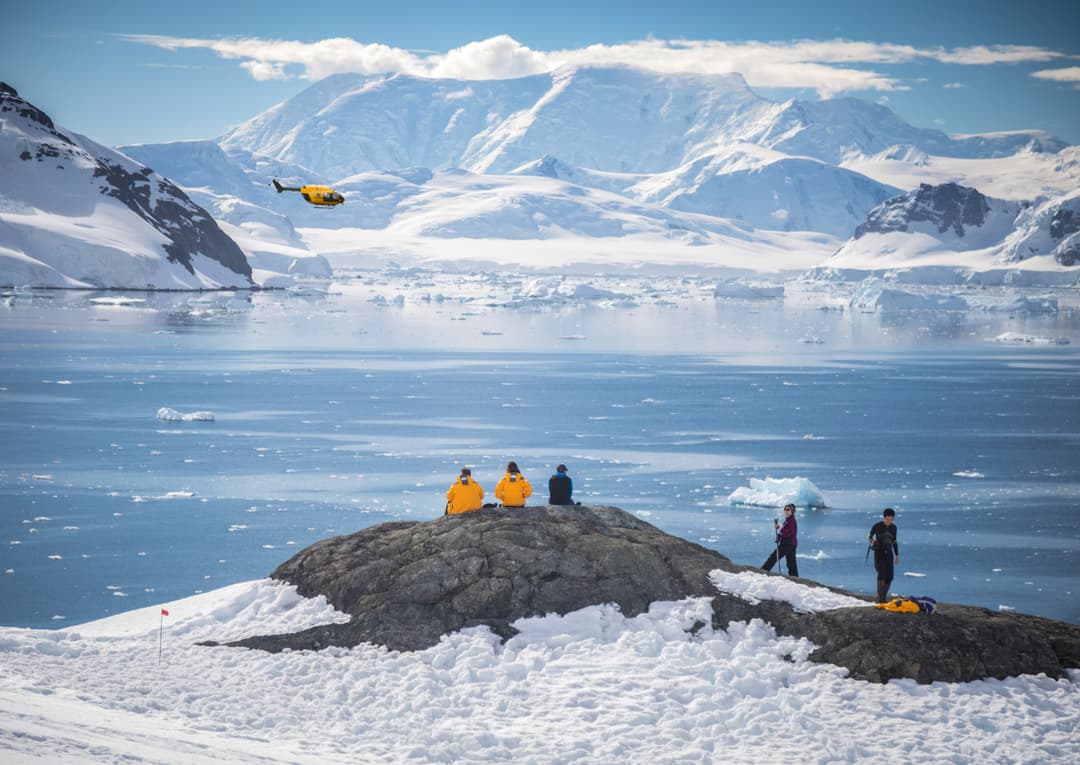 Quark Expeditions Heli Hiking Exclusive Heli Landing Pax Landing Paradise Harbour Acaciajohnson 3