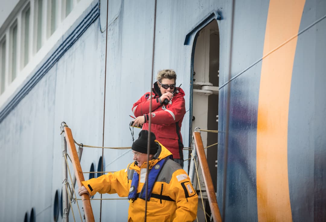 Quark Expeditions Expedition Team Ema Kuhn Gangway Radio Ops Acaciajohnson
