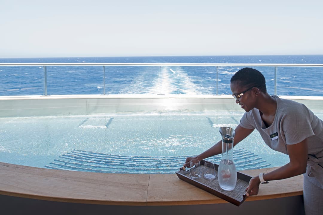 Scenic Ocean Cruises, Senses Spa Pool Deck