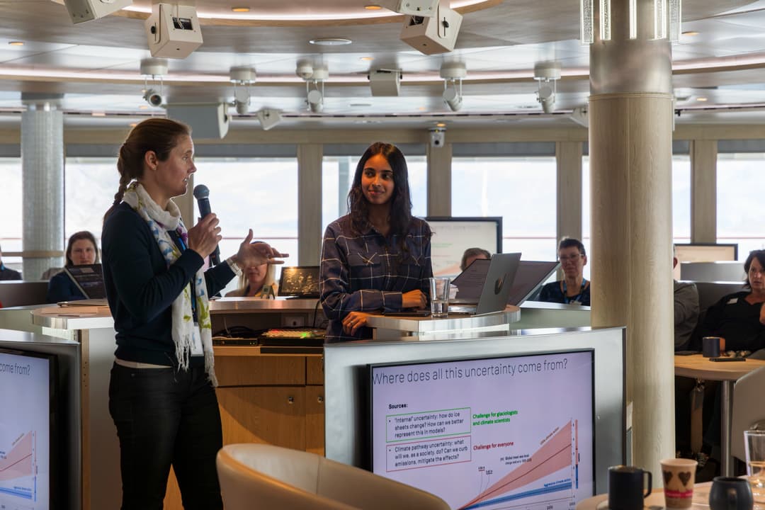 Ng Le Ng Endurance Visiting Scientists Branwen Williams, Meghana Ranganathan ©Lindblad Expeditions Nancy Ostertag