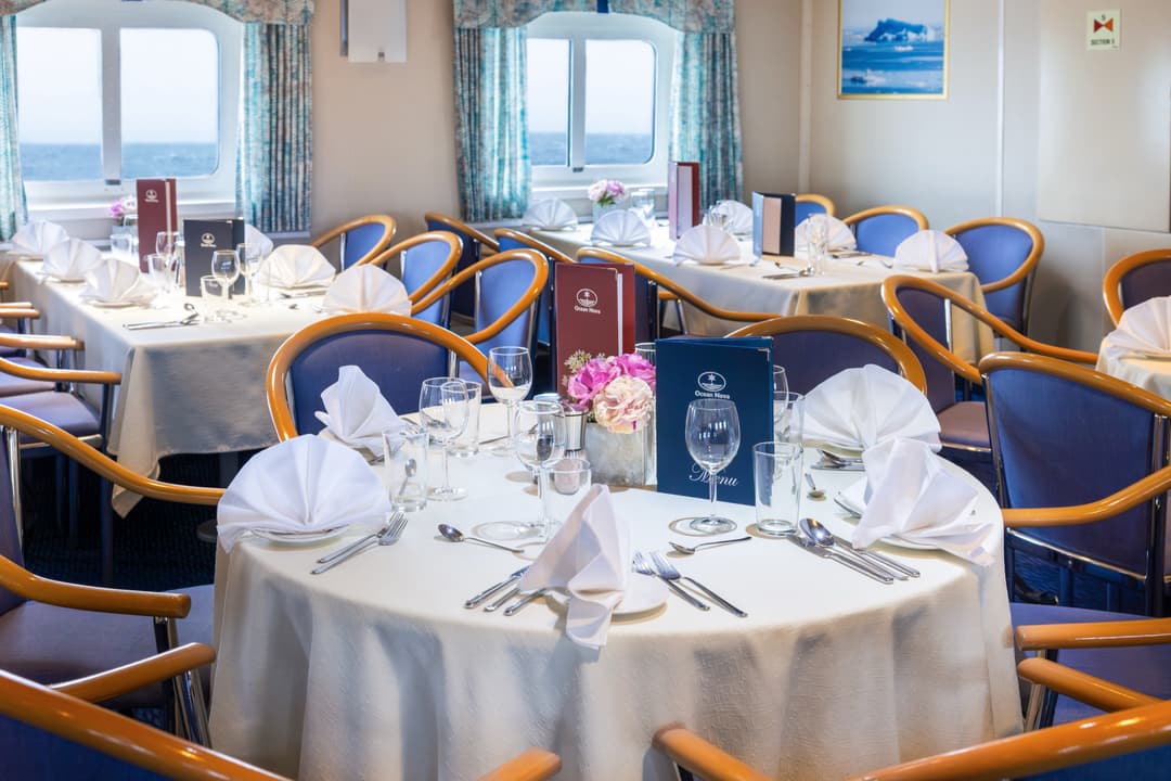 Adventure Canada Ocean Nova Dining Room