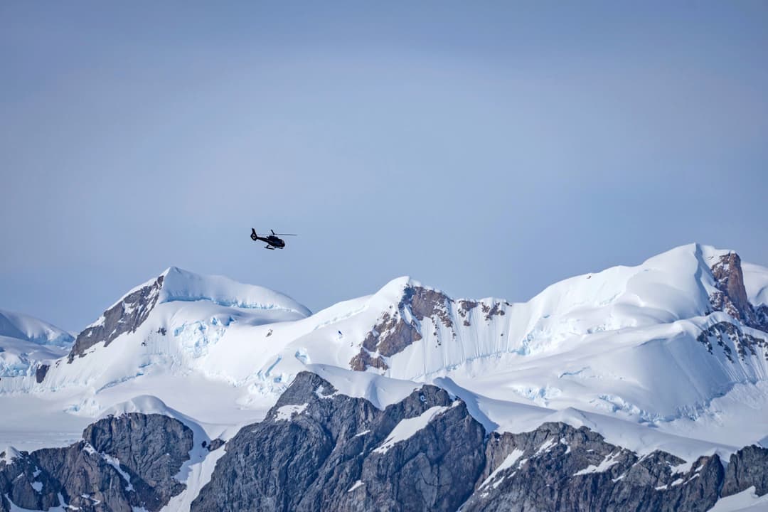 Scenic Ocean Cruises Scenic Eclipse Recess Cove Charlotte Bay Antarctic Peninsular Helicopter ©Benn Berkeley 1