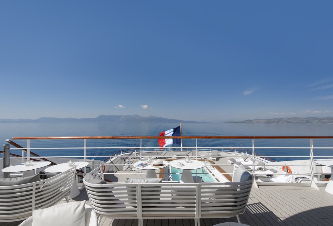 Ponant, Le Lyrial Sun Deck ©Ponant François Lefebvre