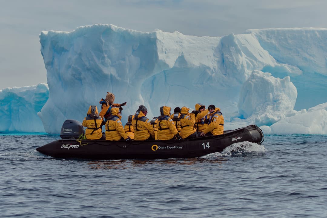 Quark Expeditions, Zodiac Cruising In Antarctica 1 ©Gajan Balan