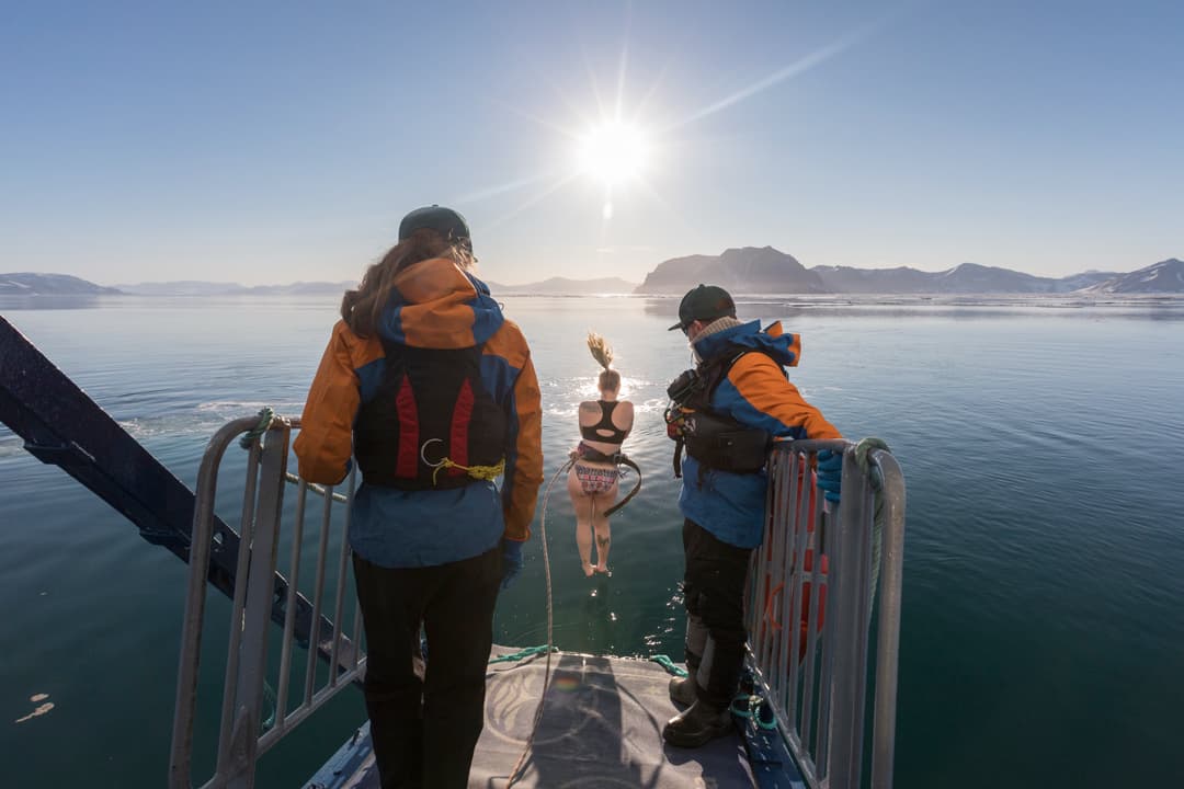 Quark Expeditions, Polar Plunge 2 ©Acacia Johnson