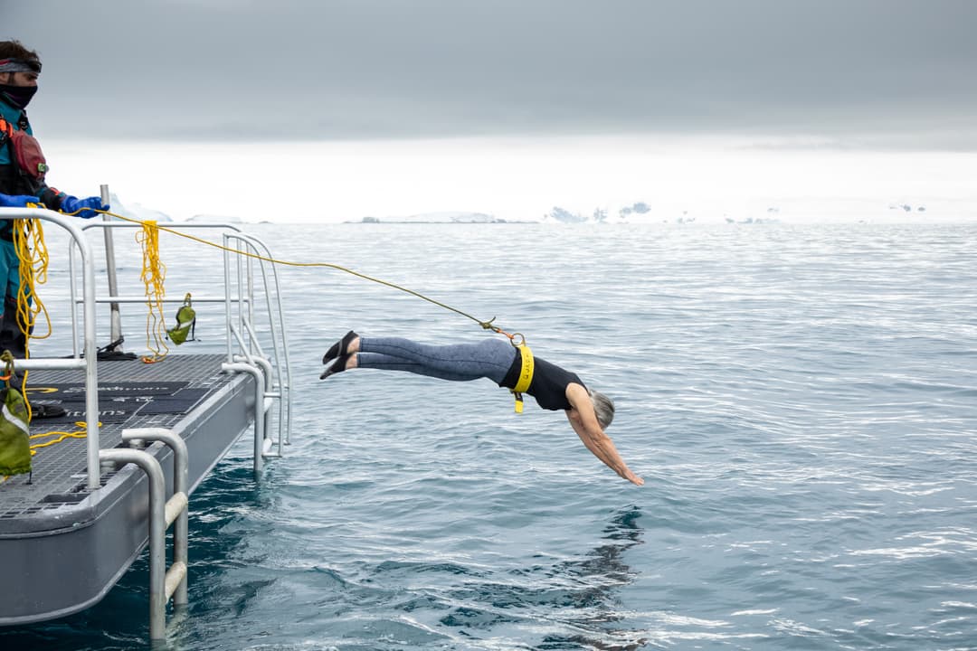 Quark Expeditions, Polar Plunge 1 ©Michelle Sole