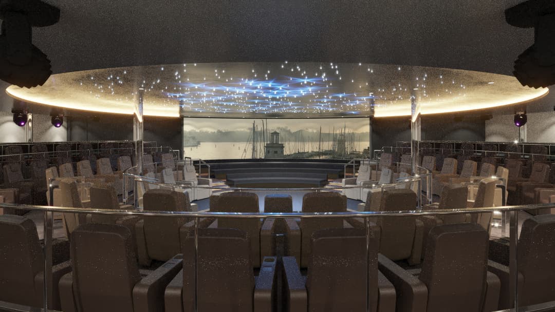 Scenic Ocean Cruises Scenic Ikon Theatre Rendering