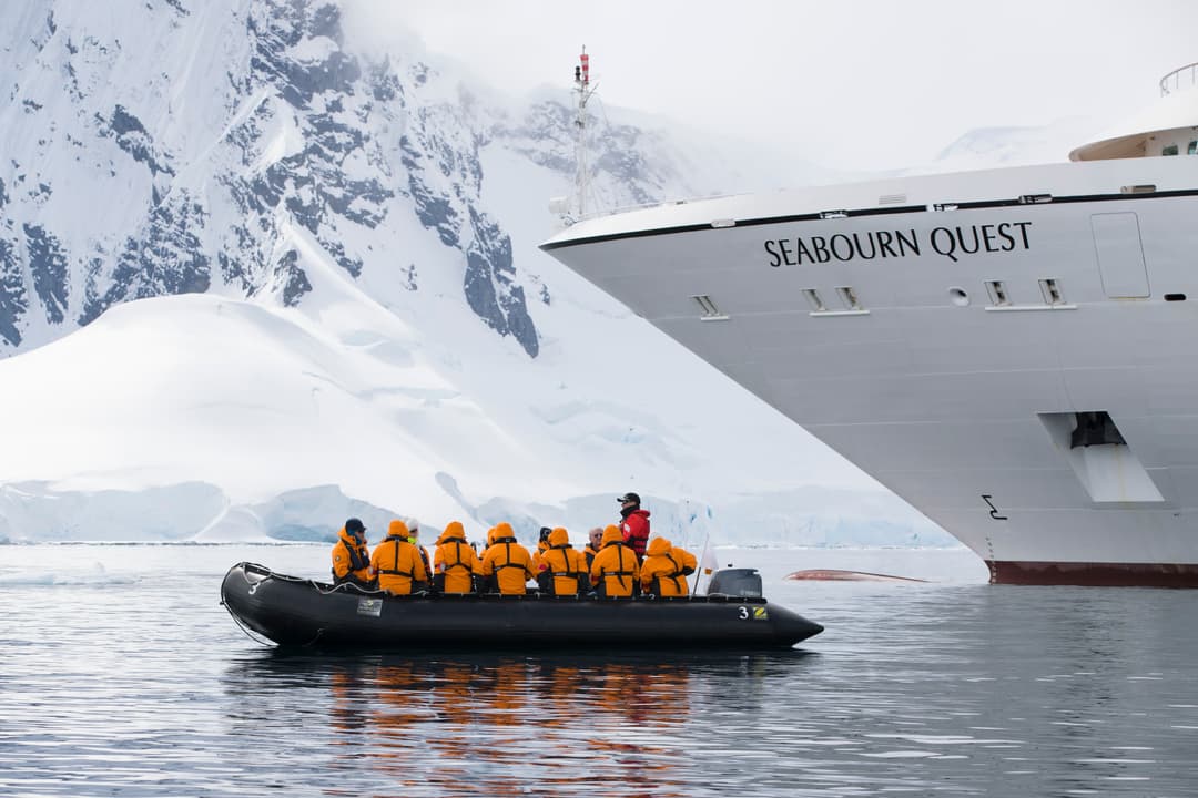 Seabourn Quest Antarctica Zodiac Exterior 1 ©Richard Sidey And Aliscia Young