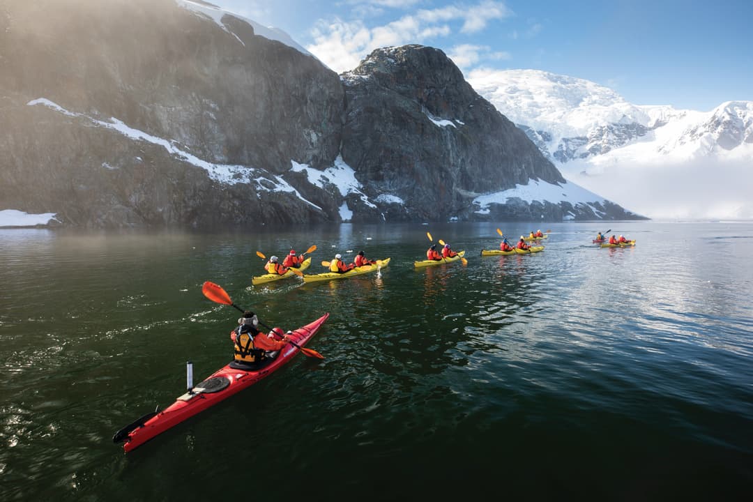 Silversea Cruises Kayaking In Antarctica 1 ©Silversea Cruises Ltd