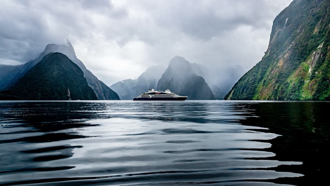 New Zealand Milford Sound Le Laperouse ©Studio Ponant Juliette Leclercq