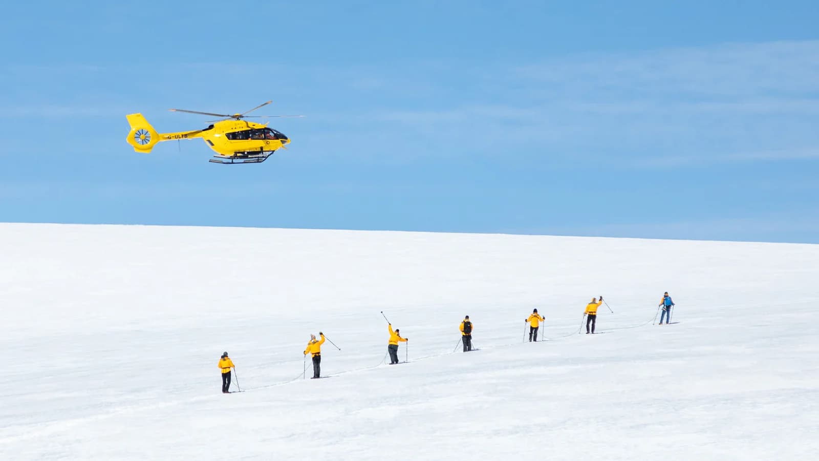 Antarctica by Helicopter: Crossing the Circle and the Peninsula